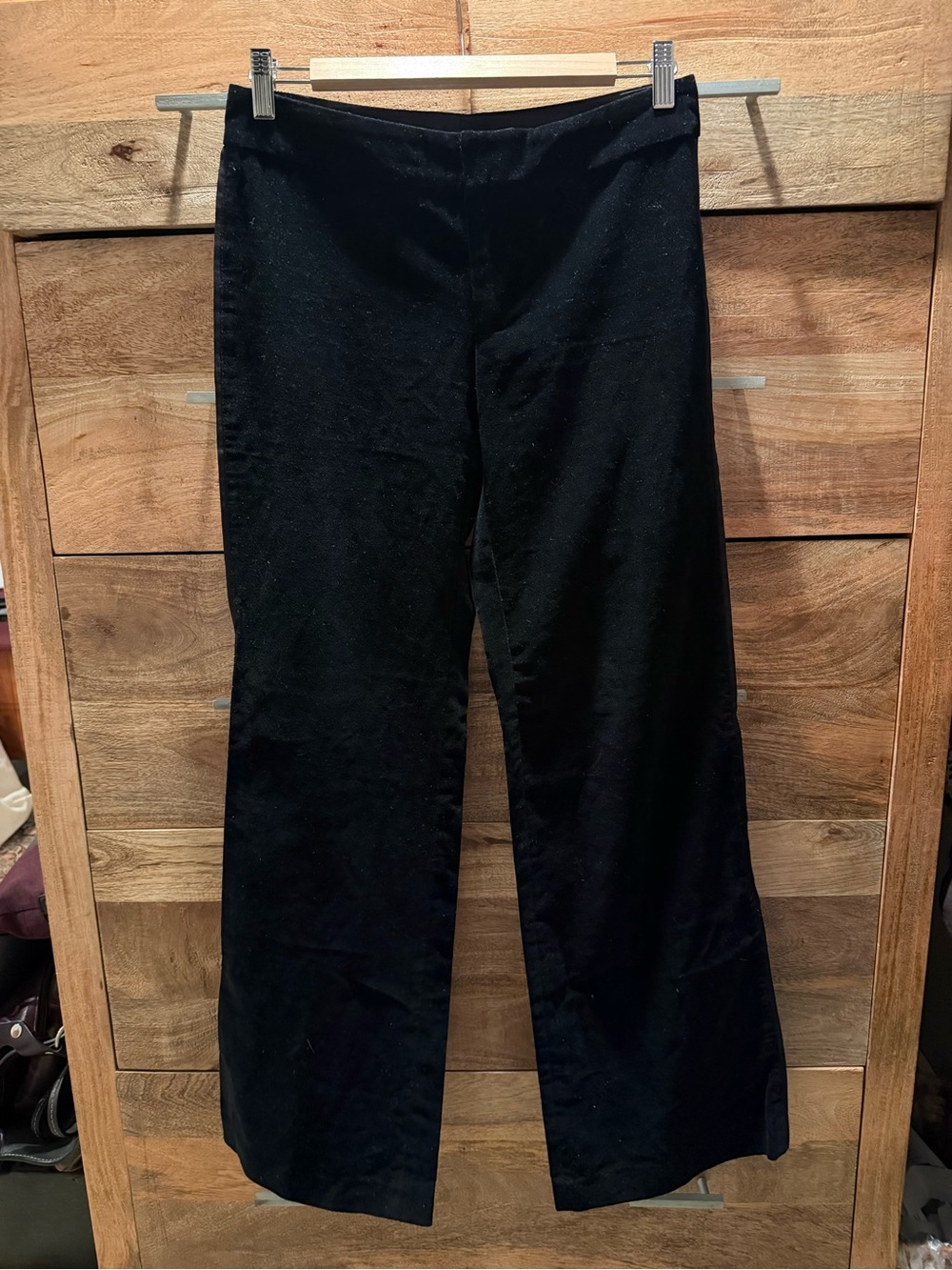Banana Republic Black Velvet Women’s Tuxedo Pants